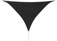 HDPE sun sheet triangle 3,6x3,6x3,6 m anthracite - Shade Sail