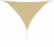 Sun sheet oxford, triangle 3,6x3,6x3,6m beige - Shade Sail