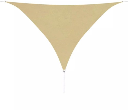 Sun sheet oxford, triangle 3,6x3,6x3,6m beige - Shade Sail - Main image