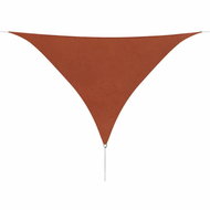 Sun sheet oxford, triangle 3,6x3,6x3,6m brick - Shade Sail