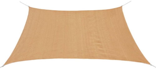 HDPE sun sheet square 2x2 m beige - Shade Sail - Main image