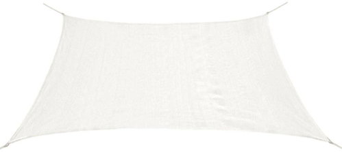 HDPE sun sheet rectangular 4x6 m white - Shade Sail - Main image