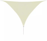 HDPE triangular sun sheet 3,6x3,6x3,6 m cream - Shade Sail
