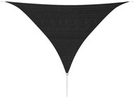 HDPE triangular sun sheet 5x5x5 m anthracite - Shade Sail