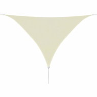 HDPE triangular sun sheet 5x5x5 m cream - Shade Sail