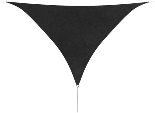 Sun sheet made of oxford, triangle 5x5x5 m anthracite - Shade Sail - Main image