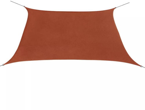 Sun sheet made of oxford fabric square 2x2 m brick - Shade Sail - Main image