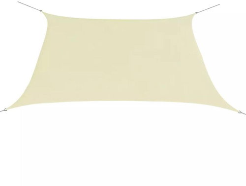 Sun sheet, oxford fabric, square 3,6x3,6m cream - Shade Sail - Main image