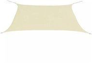 Sun sheet, oxford fabric, rectangular 2x4m cream - Shade Sail