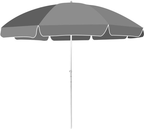 Beach Umbrella 300cm Anthracite - Sun Umbrella - Main image