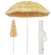Beach Umbrella in Hawaiian Style 180cm Natural - Sun Umbrella