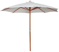 Parasol 300 x 258cm White - Sun Umbrella