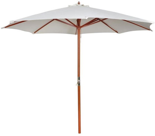 Parasol 300 x 258cm White - Sun Umbrella - Main image