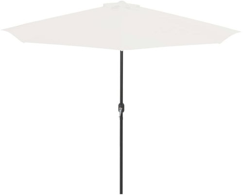 Parasol on the Balcony Aluminium Sand Bar 300 x 150cm Semicircle - Sun Umbrella - Main image