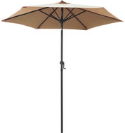 Parasol Taupe 200 x 211cm Aluminium - Sun Umbrella