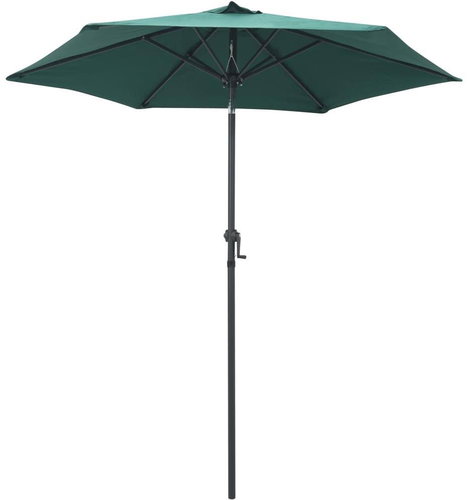 Parasol Green 200 x 211cm Aluminium - Sun Umbrella - Main image
