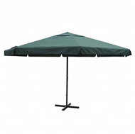 Green Aluminium Parasol 500cm - Sun Umbrella