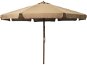 Garden Umbrella with Wooden Rod 330cm Colour Taupe - Sun Umbrella