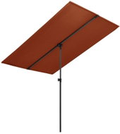 Garden Umbrella with Aluminium Rod 180 x 130cm Brick - Sun Umbrella
