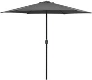 Garden Umbrella with Aluminium Rod 270 x 246cm Anthracite - Sun Umbrella