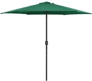 Garden Umbrella with Aluminium Rod 270 x 246cm Green - Sun Umbrella