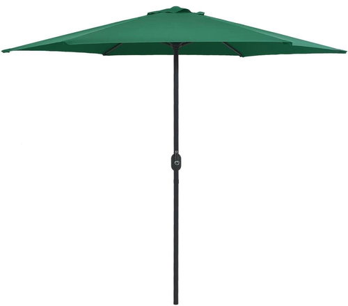 Garden Umbrella with Aluminium Rod 270 x 246cm Green - Sun Umbrella - Main image