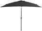 Garden Umbrella with Metal Rod 300 x 200cm Anthracite - Sun Umbrella