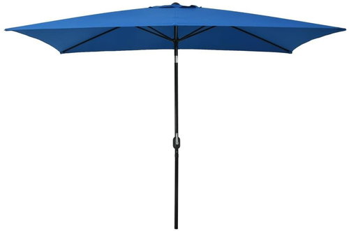 Garden Umbrella with Metal Rod 300 x 200cm Cyan - Sun Umbrella - Main image