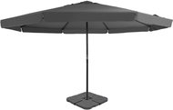 Garden Umbrella with Portable Stand Anthracite Diameter of 5m - Sun Umbrella