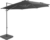 Garden Umbrella with Portable Stand Anthracite 3 x 2.55m (diameter x H) - Sun Umbrella