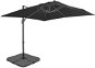 Garden umbrella with portable stand anthracite 3 x 3 x 2.58 m (L x W x H) - Sun Umbrella