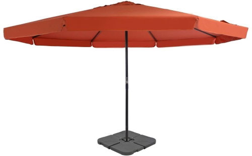 Garden Umbrella with Portable Stand Terracotta - Sun Umbrella - Main image
