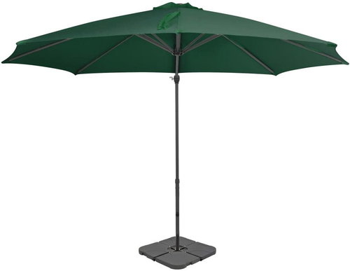 Garden Umbrella with a Portable Stand Green - Sun Umbrella - Main image