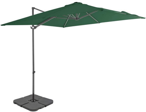 Garden Umbrella with a Portable Stand Green - Sun Umbrella - Main image