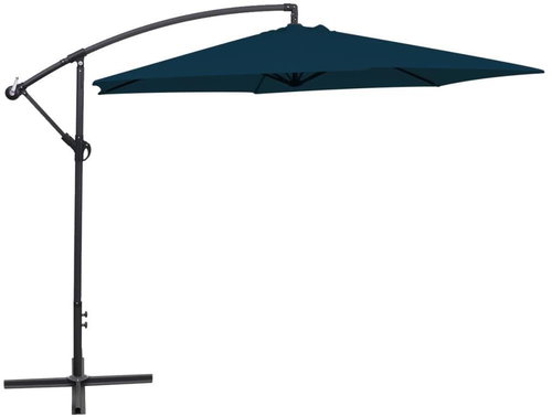 Hanging Parasol 3m Blue - Sun Umbrella - Main image