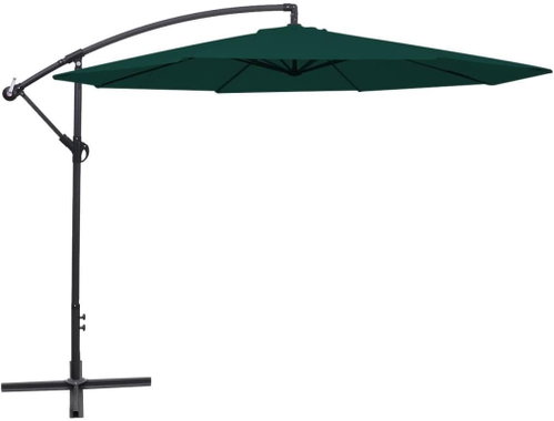 Hanging Parasol 3.5m Green - Sun Umbrella - Main image
