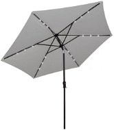 Hanging Umbrella with LED 3m Sand White - Sun Umbrella