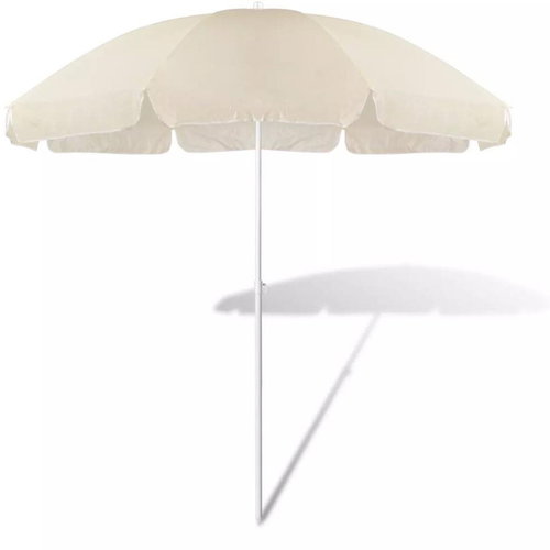 Beach Umbrella - 240cm - Sand Yellow - Sun Umbrella - Main image