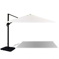 Adjustable - Aluminium Umbrella Roma with a Portable Base 3x3m - Sun Umbrella