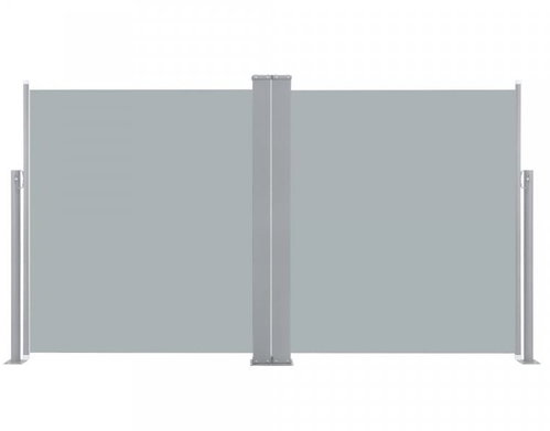 Double-sided Retractable Side Awning 170 x 600cm Anthracite - Sun Umbrella - Main image