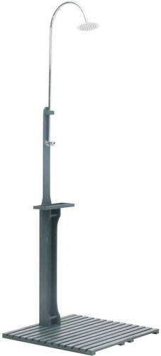 Garden shower anthracite wood - Garden Shower - Main image