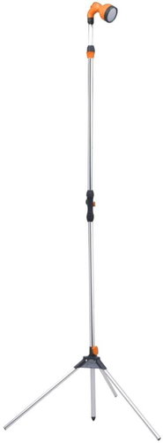 Garden shower with tripod 221 cm aluminium - Garden Shower - Main image