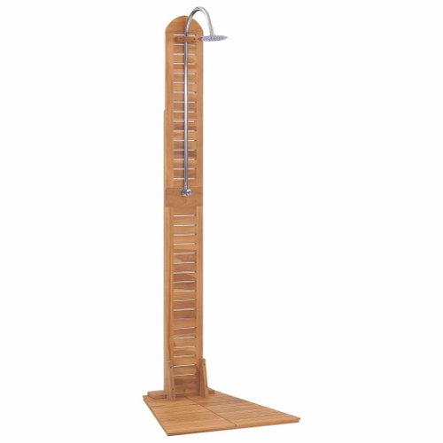 Garden shower made of solid teak 70 x 75 x 2 - Garden Shower - Main image