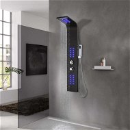 Shower Panel Shower Panel Set Aluminium 20 x 44 x 130cm Black - Sprchový panel