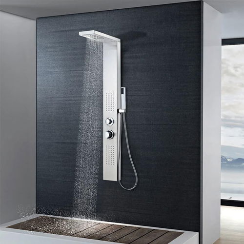  Sprchový panel set z nerezové oceli s čtvercovým designem   - Sprchový panel - Hlavní obrázek