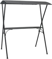 Party bar table with roof 175x150x207 cm anthracite steel - Garden Table