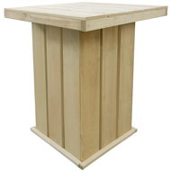 Bar table 75 x 75 x 110 cm impregnated pine wood - Garden Table
