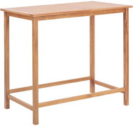 Garden bar table 120 x 65 x 110 cm solid teak wood - Garden Table