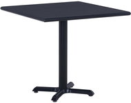 Garden Table Black 80 x 80 x 75cm - Garden Table