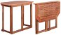 Záhradný stôl Bistro stolík 90 × 50 × 75 cm masívne akáciové drevo - Zahradní stůl